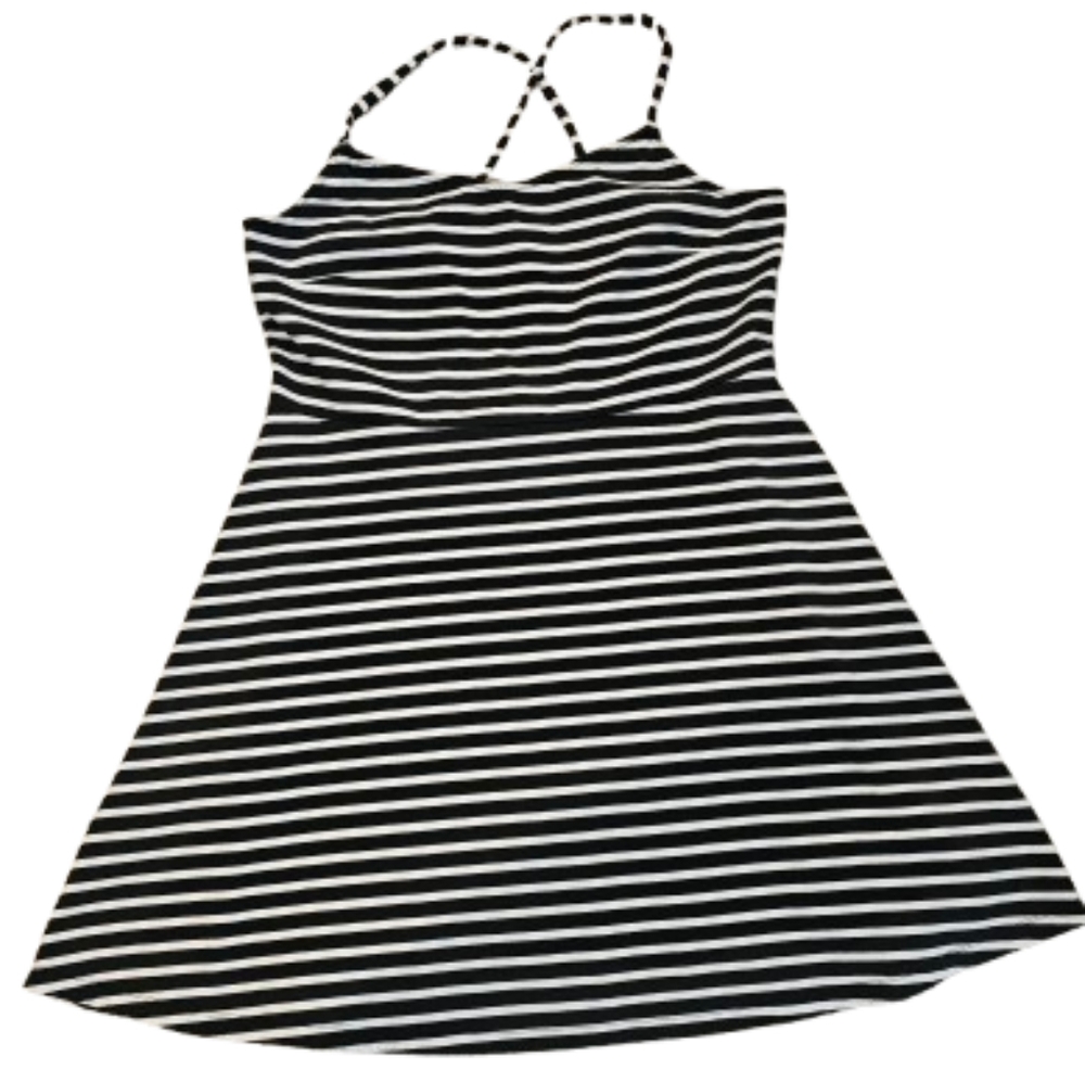 Old Navy Black/White Sundress